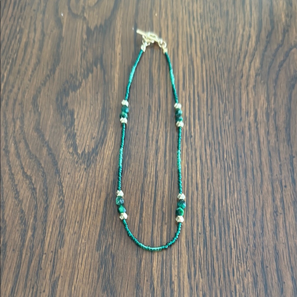 Green Beaded Necklace